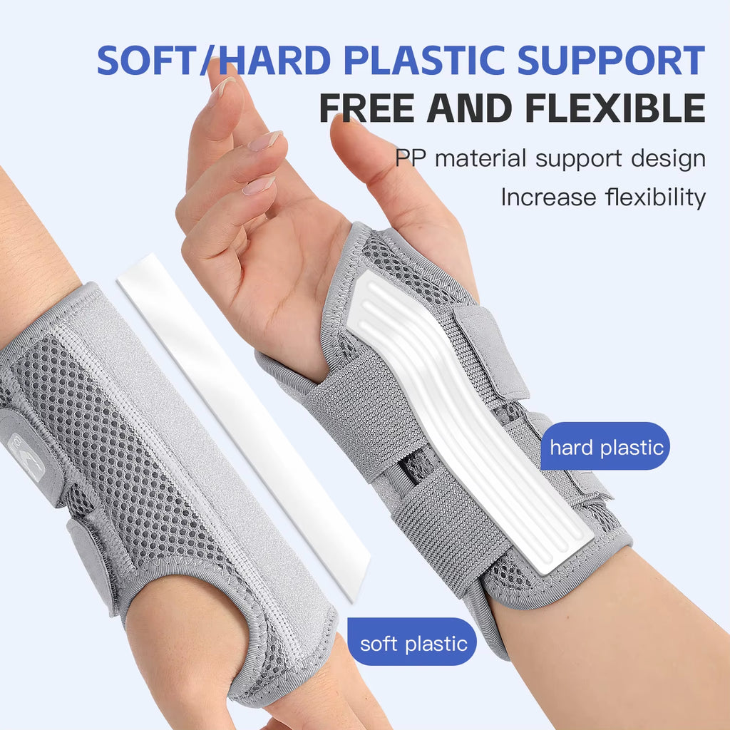 1PC Wrist Strap Adjustable Wrist Brace for Carpal Tunnel Support Brace with Splints for Arthritis Tendonitis Sprain Wrist Pain