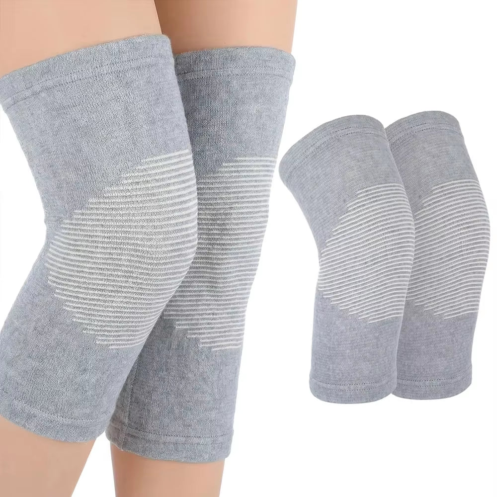 1PCS Knee Sleeve,Breathable Compress Bamboo Knee Sleeves Elastic Warm Knees Brace Relieve Knees Pain Leg Sleeves for Women Men