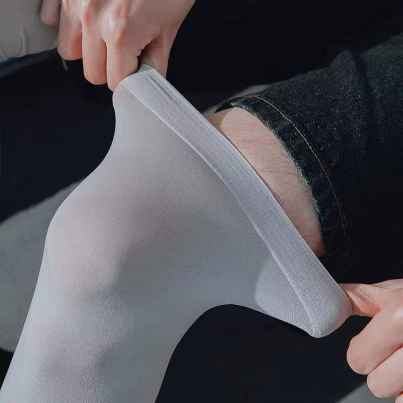 Unisex Sports Fitness Leg Sleeves UV Protection Sun Block Compression Leg Cover for Outdoor Running Cycling Hiking