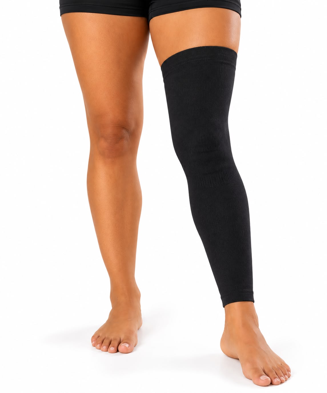 Unisex Sports Fitness Leg Sleeves UV Protection Sun Block Compression Leg Cover for Outdoor Running Cycling Hiking