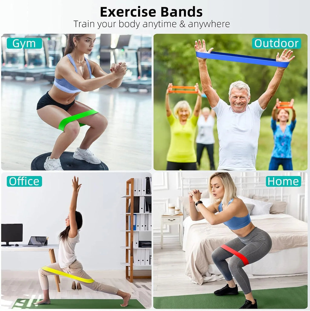 Elevate Your Fitness Routine with TPE Resistance Bands - Versatile Rubber Loop Bands for Strength Training, Yoga, and More!