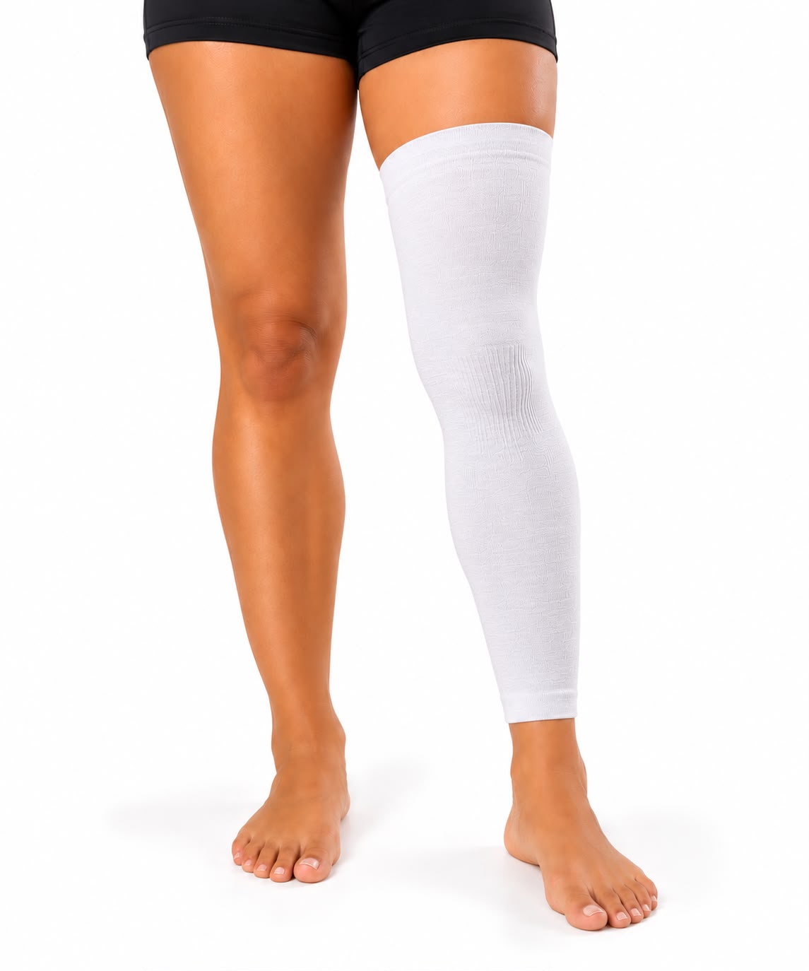Unisex Sports Fitness Leg Sleeves UV Protection Sun Block Compression Leg Cover for Outdoor Running Cycling Hiking